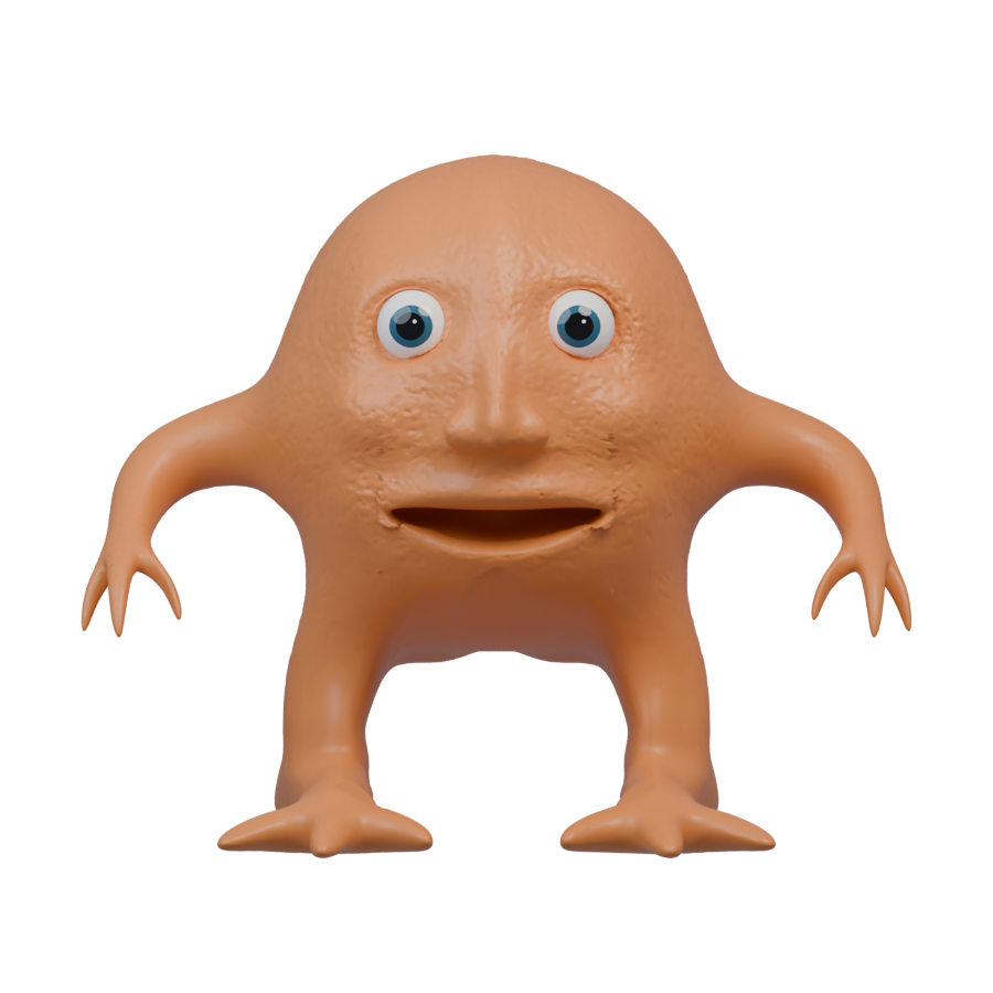 ORANG in his default standing pose